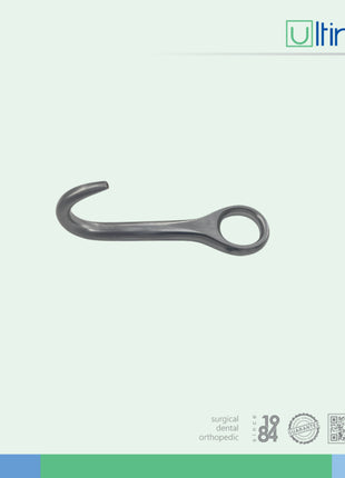 EYE HOOK COW CALF BLUNT and SHARP CALVING BIRTHING HOOK VET SUPPLIES OBSTETRIC