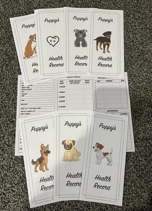 Whelping Supplies Charts, Contracts, Health Records, Vet Certificates, Breeders