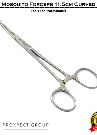 Curved Slimline Mosquito Forceps Surgical Veterinary Vet Supplies Small Animal