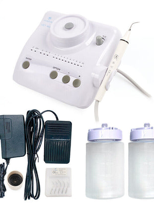 Dental Portable Ultrasonic Piezo Scaler 2*Bottles Fit Cavitron EMS Handpiece Tip