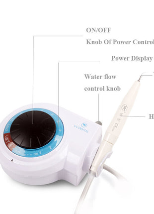 Dental Portable Ultrasonic Piezo Scaler 2*Bottles Fit Cavitron EMS Handpiece Tip