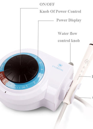 Dental Portable Ultrasonic Piezo Scaler Fit EMS Cavitron Woodpecker Handpiece MM