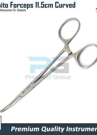 Curved Slimline Mosquito Forceps Vet Supplies Small Animal Surgical Veterinary