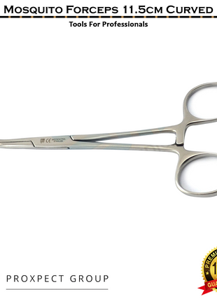 Curved Slimline Mosquito Forceps Surgical Veterinary Vet Supplies Small Animal